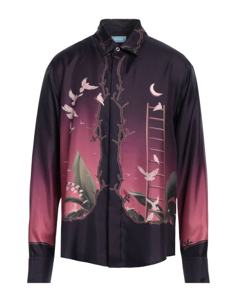 3.PARADIS Hemd Herren Dunkelviolett von 3.PARADIS