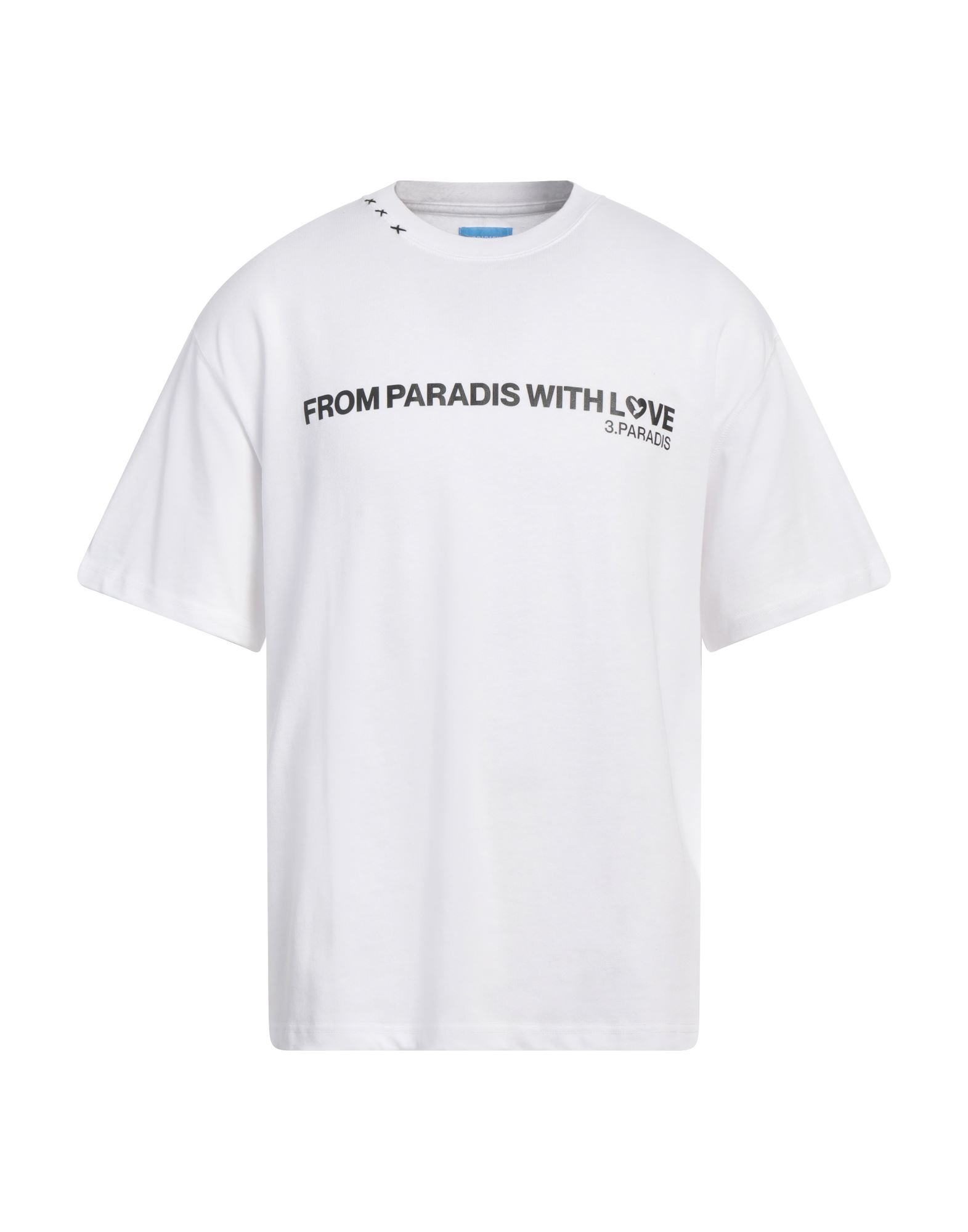3.PARADIS T-shirts Herren Weiß von 3.PARADIS