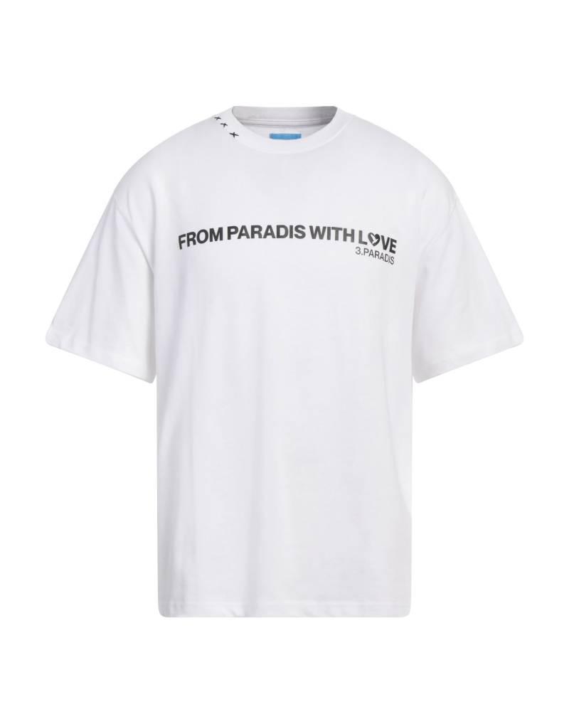 3.PARADIS T-shirts Herren Weiß von 3.PARADIS