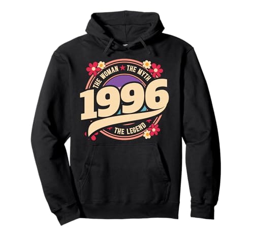 Vintage 30 Jahre Jahrgang 1996 Legende Geburtstag Frauen Pullover Hoodie von 30 Jahre Frau Geburtstag Jahrgang 1996 Ideen