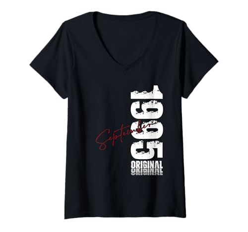 Damen 30. Geburtstag Mann Geschenk Original September 1995 T-Shirt mit V-Ausschnitt Damen 30. Geburtstag Mann Geschenk Original September 1995 T-Shirt mit V-Ausschnitt von 30. Geburtstag Geschenk Original September 1995