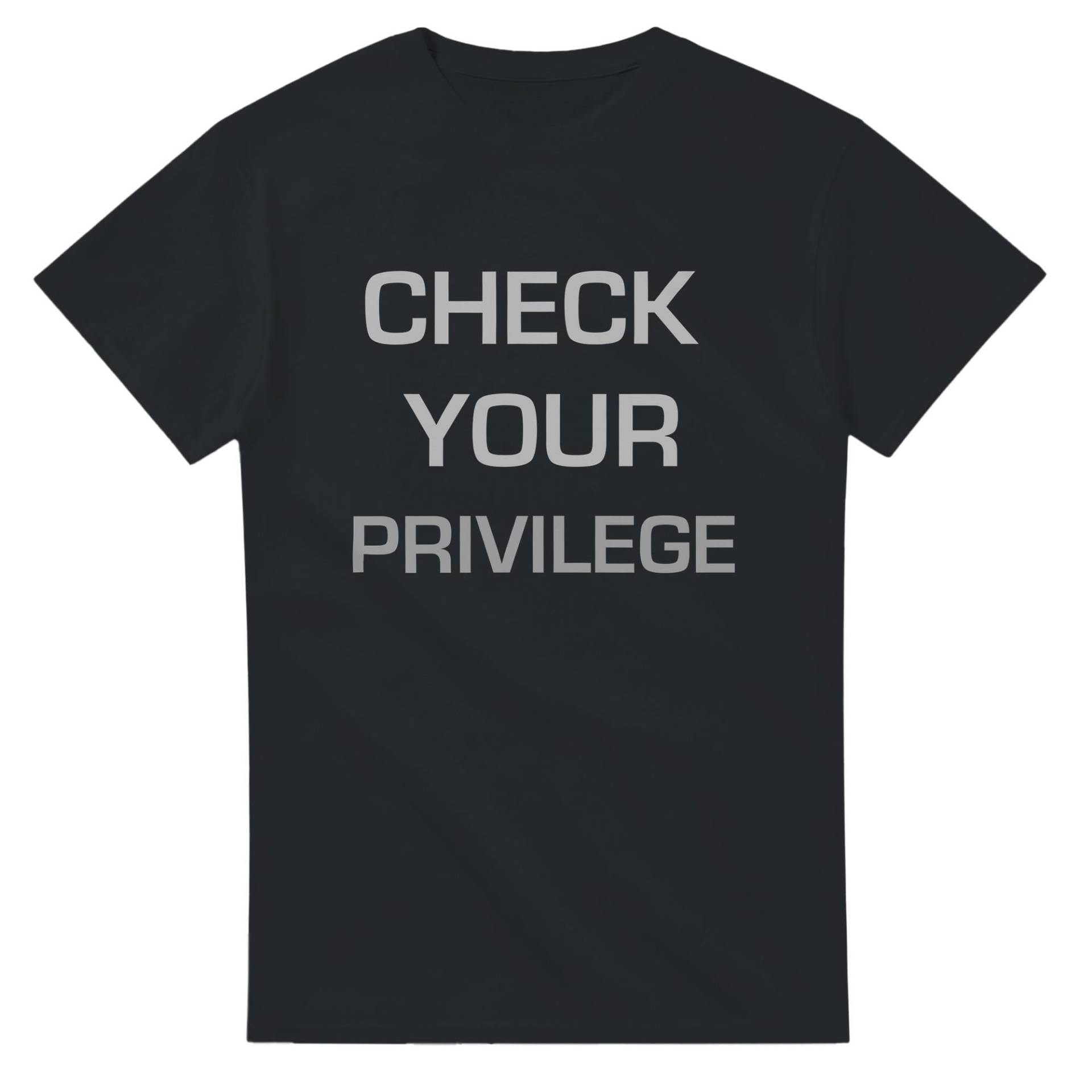 Oversize T-Shirt - Check Your Privilege von 303HARDPRINT