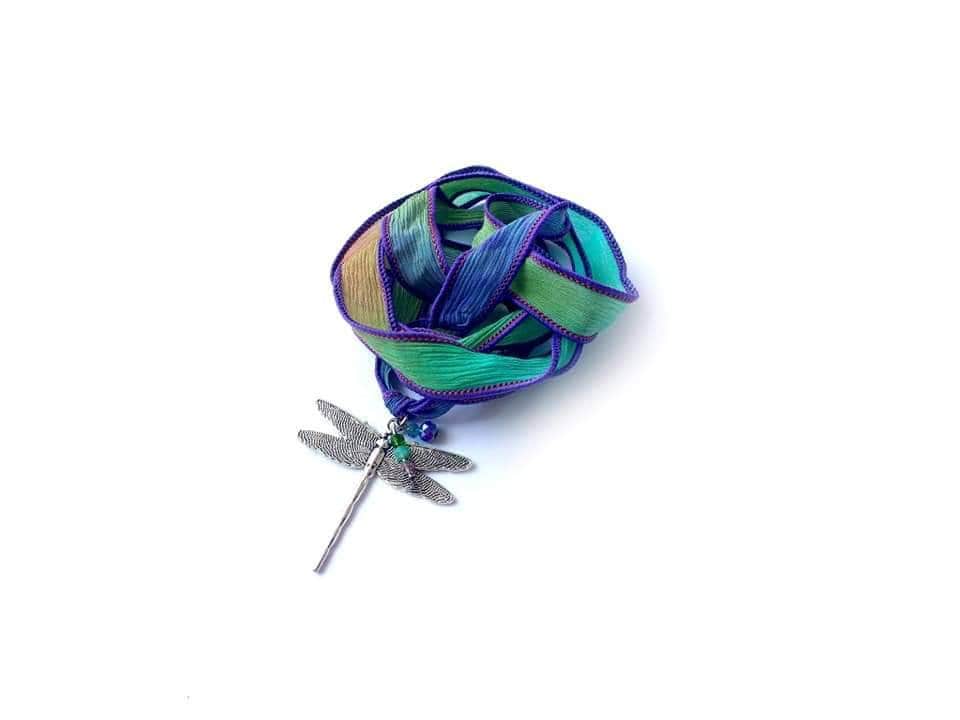 Libellen-Seidenarmband Libellen-Seidenarmband von 30andHappy