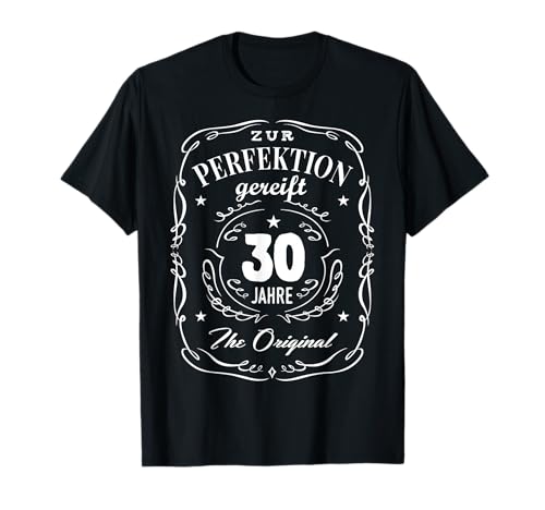 30. Geburtstag Männer Geburtstagsgeschenk 30er Whisky Retro T-Shirt 30. Geburtstag Männer Geburtstagsgeschenk 30er Whisky Retro T-Shirt von 30er Jubiläum