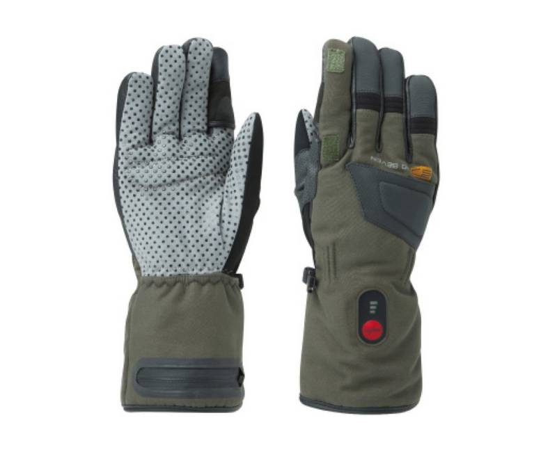 30seven Angelhandschuhe Schießen, Jagd - beheizte Thinsulate Handschuhe - Khaki 7,4V Set inklusive Akku & Ladegerät von 30seven