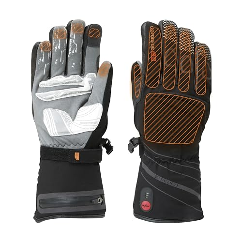30seven Beheizte Fahrradhandschuhe, elektronische Heizhandschuhe, wasserfeste & Winddichte Outdoor-Bekleidung, für Damen, Herren & Kinder, schwarz, 8-S 30seven Beheizte Fahrradhandschuhe, elektronische Heizhandschuhe, wasserfeste & Winddichte Outdoor-Bekleidung, für Damen, Herren & Kinder, schwarz, 8-S von 30seven