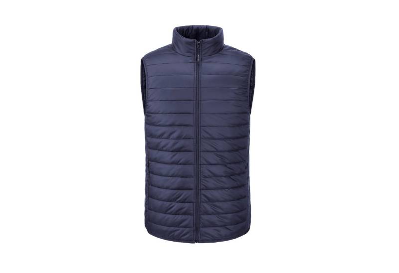 30seven Steppweste beheizte Weste - Regular Fit Herren - Marineblau 7,4V Set inkl. Powerbank & Ladegerät von 30seven