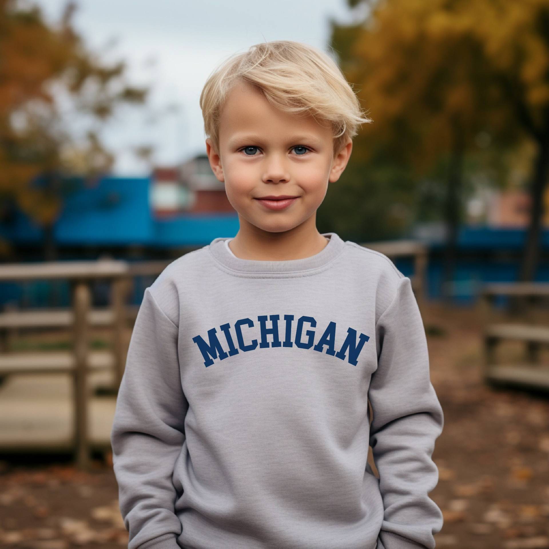Missouri Jugend Rundhals-Sweatshirt, Kinder Sweatshirt, Bundesstaat Michigan Shirt, Kleidung, Geschenk von 320designsstudio