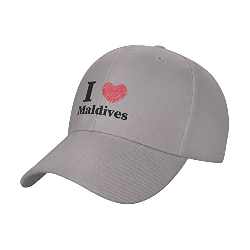 321 Flat Hüte Ich Liebe Malediven Mütze Cool Hut Uv-Schutz Schachtelhalm Kappe Für Damen Mädchen Herren von 321