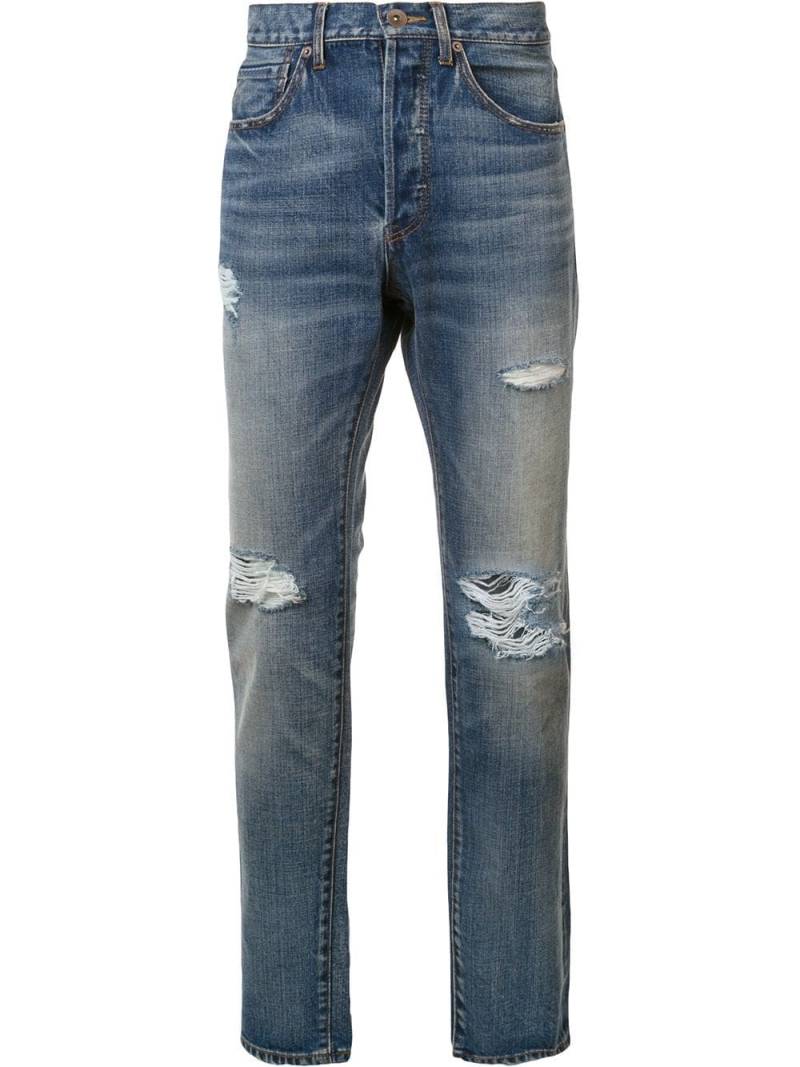 321 Jeans in Distressed-Optik - Blau von 321