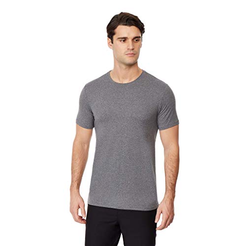 32 DEGREES Cooles, schnelltrocknendes Active Basic Crew T-Shirt für Herren - Grau - Mittel von 32 Degrees