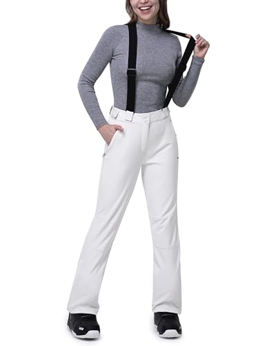 33,000ft Damen Skihose Hosenträgerhose Outdoorhose Wasserdicht Winddichte Softshellhose Warme Gefütterte Schneehose Snowboardhose Skilanglaufhose Thermohose Wanderhose Ski Pant, Weiß 2XL/Short Length 33,000ft Damen Skihose Hosenträgerhose Outdoorhose Wasserdicht Winddichte Softshellhose Warme Gefütterte Schneehose Snowboardhose Skilanglaufhose Thermohose Wanderhose Ski Pant, Weiß 2XL/Short Length von 33,000ft