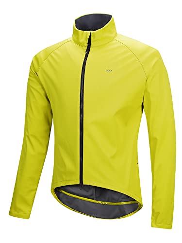 33,000ft Fahrradjacke Herren wasserdichte Laufjacke Atmungsaktive Leicht Radjacke Wandern Radsport-Jacken Grün M von 33,000ft