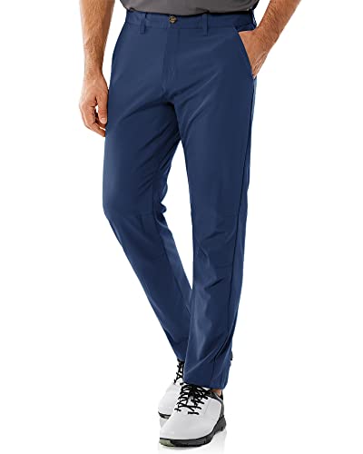 33,000ft Herren Golfhosen Atmungsaktive Stretch Hose für Männer Schnelltrockende Stretch Lange Golfhosen Navy Blau 38W*30L von 33,000ft