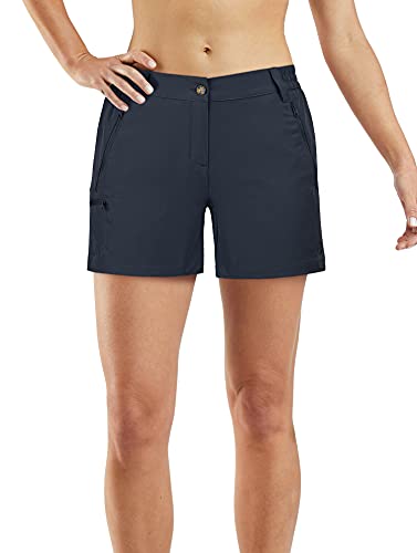 33,000ft Wanderhose Damen Kurz, Cargo Shorts Bermuda Stretch Leichte Laufshorts Sommer UPF50+ Kurze Hose für Wandern, Camping, Reisen Dunkelgrau 36 33,000ft Wanderhose Damen Kurz, Cargo Shorts Bermuda Stretch Leichte Laufshorts Sommer UPF50+ Kurze Hose für Wandern, Camping, Reisen Dunkelgrau 36 von 33,000ft