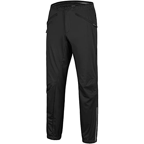 33,000ft wasserdichte Fahrradhose Herren, Winddicht Atmungsaktive Jogginghose Stretch Trainingshose, Stylishe Sporthose Activewear-Hosen für Männer Schwarz M von 33,000ft