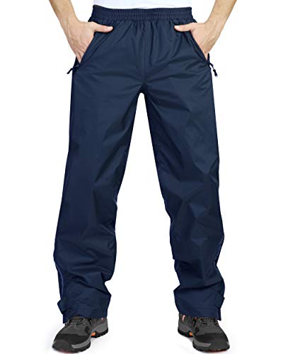 33,000ft wasserdichte Regenhose für Herren Leichte Regenhose Winddichte Outdoorhose zum Wandern Camping Golf Blau XS /30L 33,000ft wasserdichte Regenhose für Herren Leichte Regenhose Winddichte Outdoorhose zum Wandern Camping Golf Blau XS /30L von 33,000ft