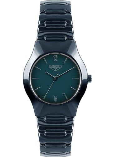 33 ELEMENT Damen Armbanduhr Analog Quarz mit Keramikgehäuse und Keramikarmband, Saphirglas, 30 WR von 33 ELEMENT