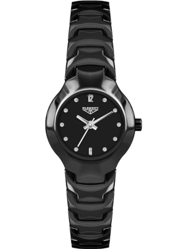 33 ELEMENT Damen Armbanduhr Analog Quarz mit Keramikgehäuse und Keramikarmband, Saphirglas, 30 WR von 33 ELEMENT