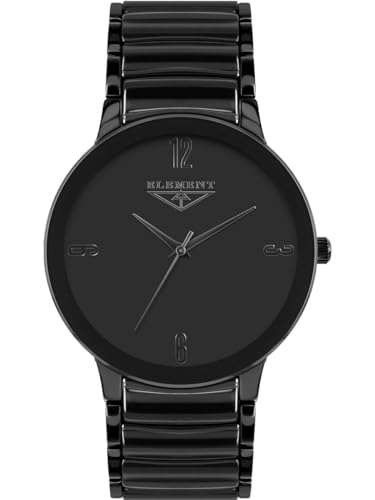 33 ELEMENT Herren Armbanduhr Analog Quarz mit Keramikgehäuse und Keramikarmband, Saphirglas, 30 WR von 33 ELEMENT