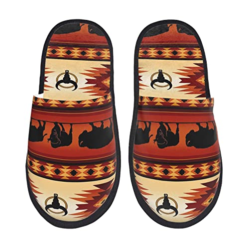 351 Damen Herren Hausschuhe Rustikales Antikes Orientalisches Türkisch Plüsch Hausschuhe Warm Slippers Bequem Winterhausschuhe Für Winter Drinnen Outdoor L von 351