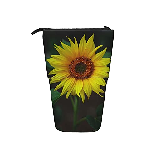 351 Federmäppchen Gelbe Sonnenblume Ständer Bleistifthalter Mit Reißverschluss Federmäppchen Mädchen, Für Damen, Kindergarten, Jungen von 351