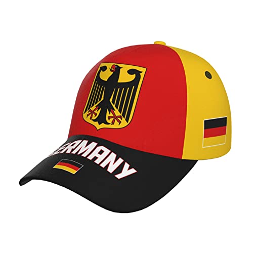 351 Herren Damen Baseball Kappen Deutschland-Flagge Cooles Deutsch Baseball Cap Baumwolle Snapback Kappe Vintage Visier Hut Für Kletter Laufen Reisen von 351