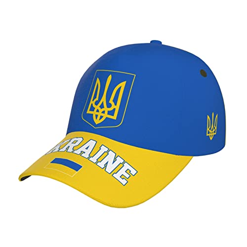 351 Herren Damen Baseball Kappen Ukraine-Flagge Coole Ukrainer Baseballkappe Baumwolle Trucker Kappe Leicht Abwaschbar Basecap Für Golf Angeln Laufen von 351