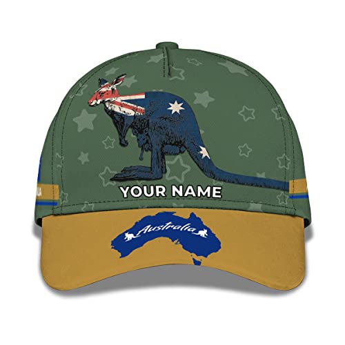 351 Sonnenblende Mütze Australien-Flagge Von Australien Baseball Kappe Verstellbare Baseball Cap Vintage Freizeit Basecap Für Running, Herren, Damen von 351