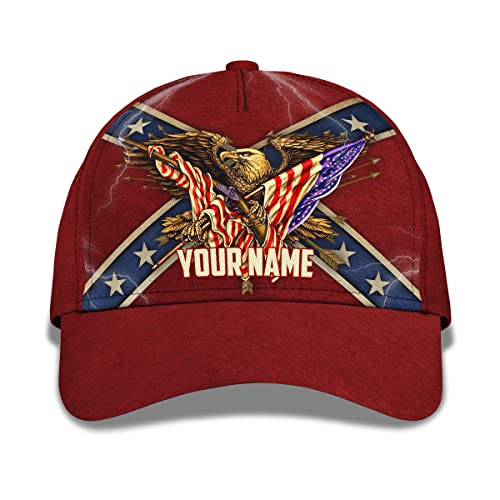Capatmungsaktive Mütze Adler Mit Pistole Amerika Flagge 3D Gedruckt Sommer Kappe Casual Freizeit Basecap Outdoor Baseball Mütze Für Herren, Auf Reisen, Tennis von 351