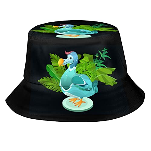 Herren Damen Anglerhut Dodo-Tier-Cartoon Sommerhut Einheitsgröße Sonnenhut Komfortables Bucket Hat Für Urlaub Sommer Freien von 351