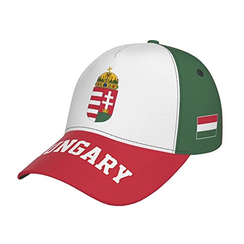 Herren Damen Baseball Kappen Ungarn-Flagge Ungarisch Baseball Kappe Mütze Baumwolle Hip-Hop-Hut Verstellbar Snapback Kappe Für Laufen Reisen Angeln von 351