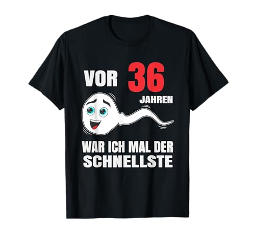 Herren Vor 36 Jahren war ich mal der Schnellste 36. Geburtstag Mann T-Shirt Herren Vor 36 Jahren war ich mal der Schnellste 36. Geburtstag Mann T-Shirt von 36.Ehrentag 36. Jubiläum Club der alten Säcke