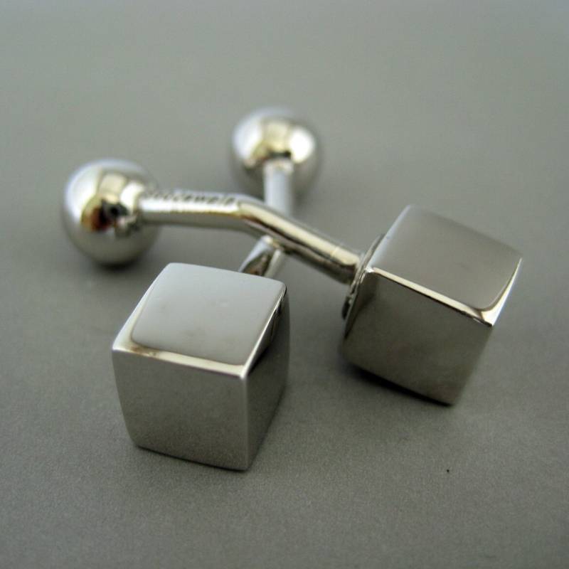 Manschettenknöpfe, Manschettenknöpfe Aus Silber, Manschettenknöpfe Sterlingsilber, Kästchen Geschenke Für Ihn, 700A von 360Cufflinks