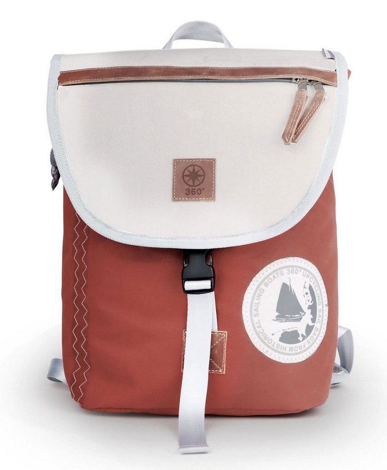 360Grad Rucksack Rucksack Landgang Mini, braunes Segeltuch, Sonderedition von 360Grad