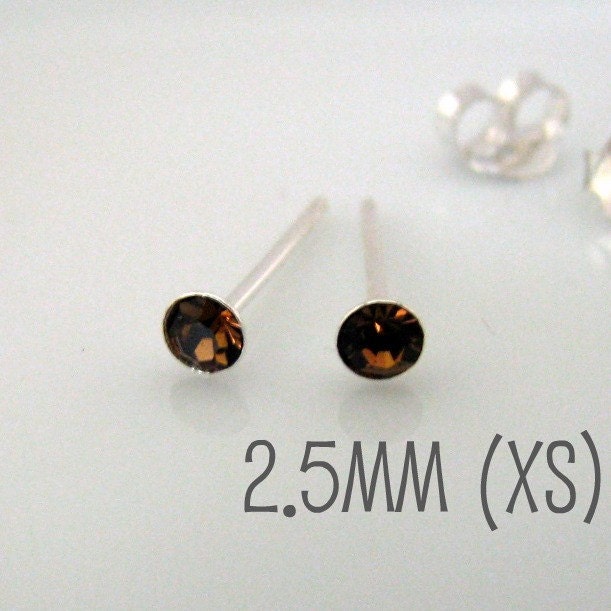 Männer Ohrstecker - Champagner Diamant Cz Knorpel Helix Tragus 421C von 360Jewels