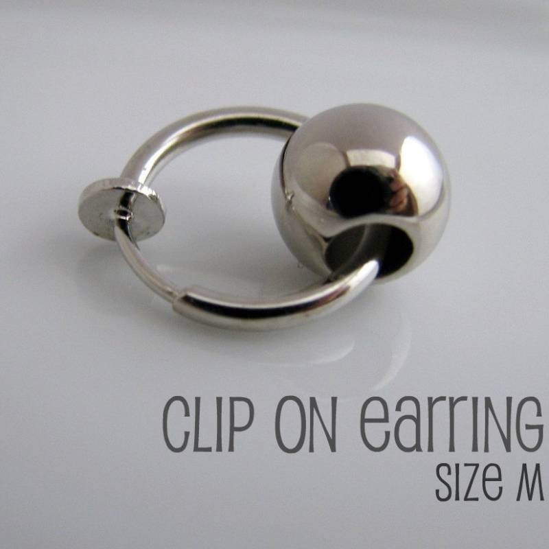 Ohr Manschette Und Clip Auf Einzelne Ohrring - Für Knorpel Oder Ohrläppchen Helix Rim Nase Nicht Durchbohrt Silber Reifen Männer | 577 von 360Jewels