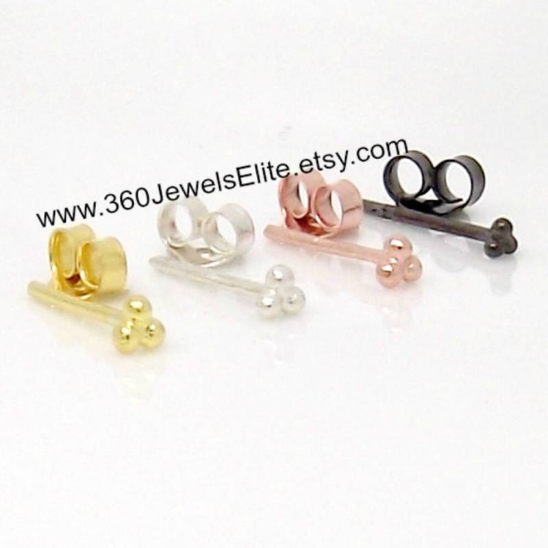 Messohrring, Kugelsternhaufen Ohrringe, Messohrstecker, Knorpel Ohrstecker, Helix E314 Gauge Messohrring, Kugelsternhaufen Ohrringe, Messohrstecker, Knorpel Ohrstecker, Helix E314 Gauge von 360JewelsElite