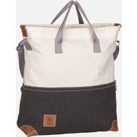 360Grad - Ahoi Weiß/Balken Graphit - Shopper  , 20.8 l von 360grad