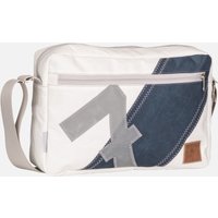 360Grad - Fender L Weiß/Streifen Blau/Zahl Grau - Crossbody Bag  , 8.1 l von 360grad