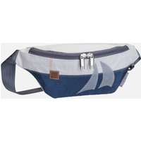 360Grad - Knoten Weiß/Balken Blau/Boot Hellgrau - Bauchtasche  , 3.1 l von 360grad