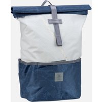 360Grad  - Lotse Blau/Weiß - Rolltop Rucksack  , 16 l von 360grad