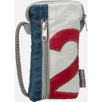 360Grad - Nautik Lütt Weiß/Blau mit roter Zahl - Handytasche  , 0.5 l von 360grad