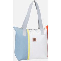 360Grad - Welle Weel-Weiß/Hellblau/Orange/Gelb - Shopper  , 36.2 l von 360grad