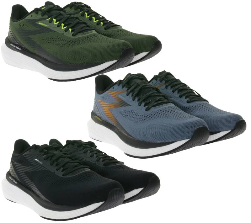 361° SPIRE 5 Herren Lauf-Schuhe mit QU!K Flex Technik Sport-Schuhe mit Ortholite-Sohle Y2232 Schwarz, Grau oder Grün von 361°