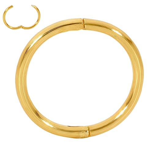 365 SLEEPERS Vergoldetes Sterlingsilber Hoop Ohrringe Knorpel Septum Clicker Nasen Klappbarer Segmentring Daith Helix Rook Tragus Body Piercing Schmuck Handgefertigt in Australien 365 SLEEPERS Vergoldetes Sterlingsilber Hoop Ohrringe Knorpel Septum Clicker Nasen Klappbarer Segmentring Daith Helix Rook Tragus Body Piercing Schmuck Handgefertigt in Australien von 365 Sleepers