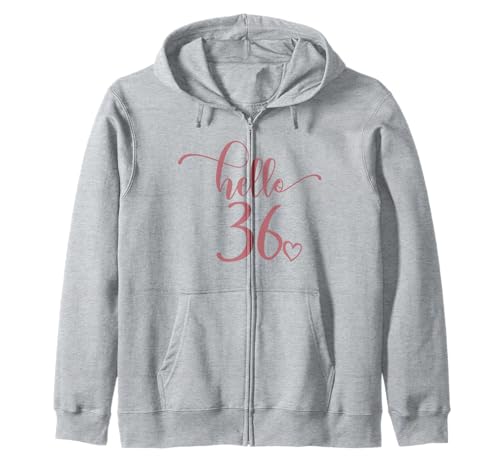 36 Geburtstag Frauen Hello 36 Cute 36 Jahre alt Kapuzenjacke 36 Geburtstag Frauen Hello 36 Cute 36 Jahre alt Kapuzenjacke von 36th Birthday Gifts For Her by Art Like Wow