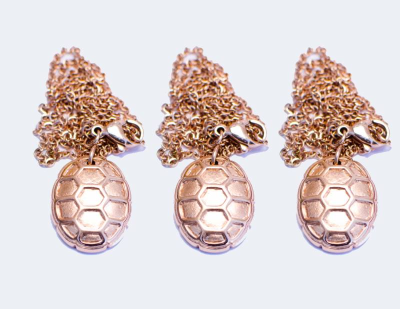 3 Rosé Gold Schildkröten Halsketten - Schmuck Geschenke Tier von 36th