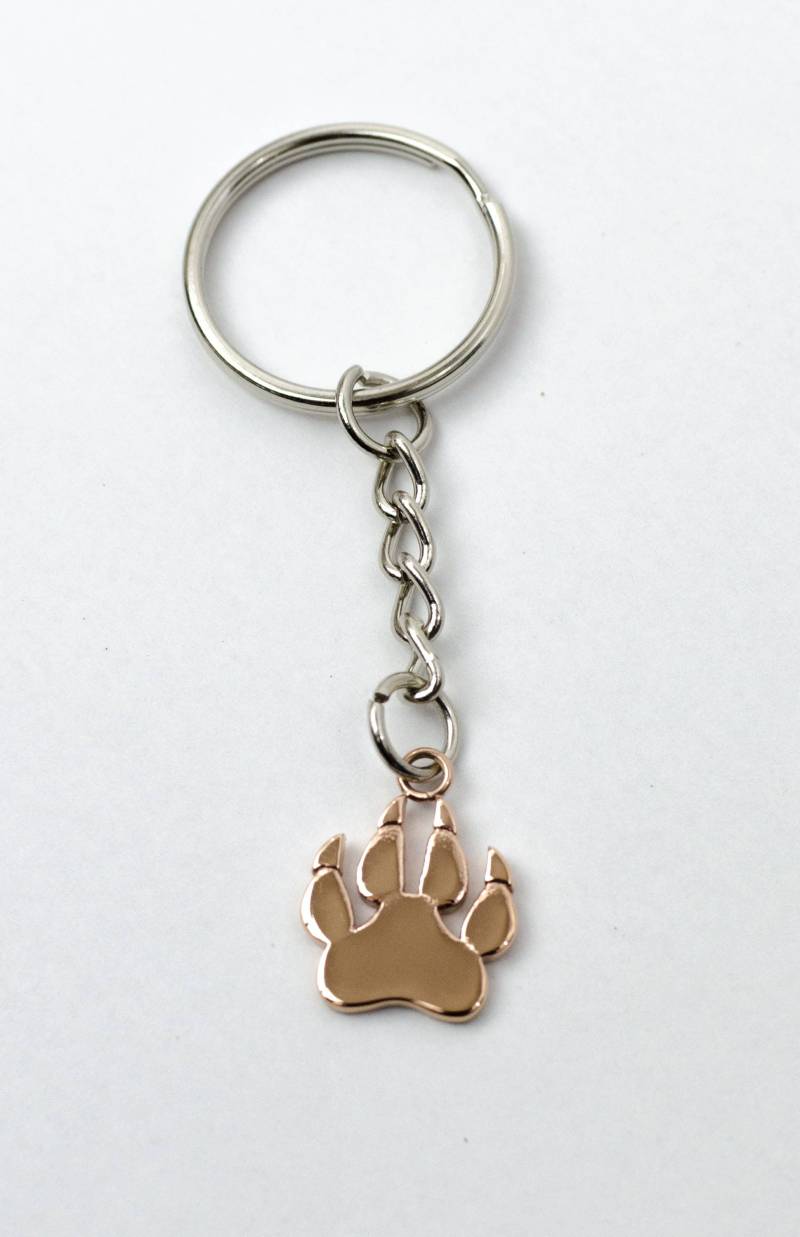 Pfote Druck Schlüsselanhänger - Rosegold Pfote Druck Schlüsselanhänger - Rosegold von 36th