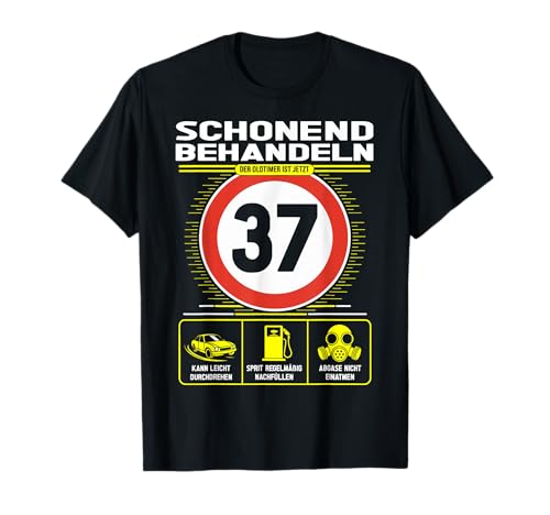 37 Geburtstag Mann Geschenk Männer 37 Jahre Spruch Lustiges T-Shirt 37 Geburtstag Mann Geschenk Männer 37 Jahre Spruch Lustiges T-Shirt von 37. Geburtstag Geschenk Spruch Oldtimer 37 Jahre